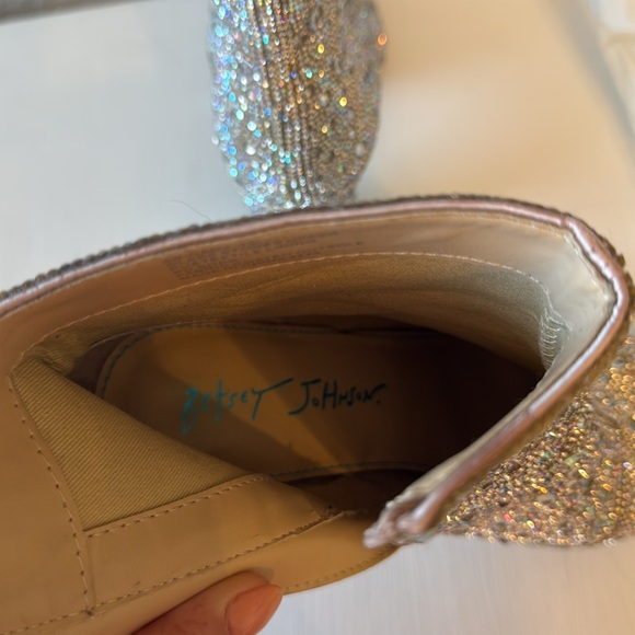 Rhinestone Betsey Johnson ankle boots - Picture 4 of 5